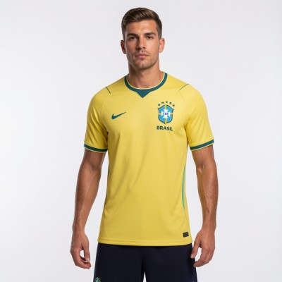 Brazil (Yellow) Brazil Yellow Classic Home Football Jersey