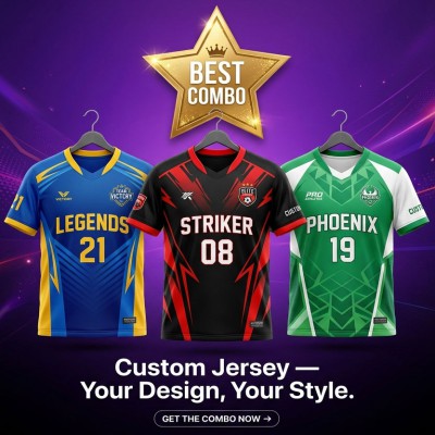 Best Combo Custom Jersey — Your Design, Your Style (3 Kit Set)