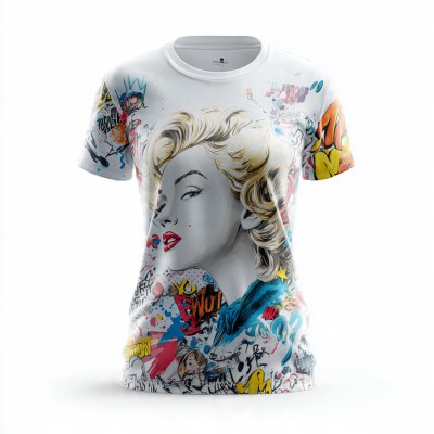 Marilyn Pop - Graffiti Pop Art T-Shirt