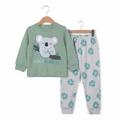 Koala Cuddles Unisex Full Sleeve Cotton Co-ord Set – T-Shirt & Pajama