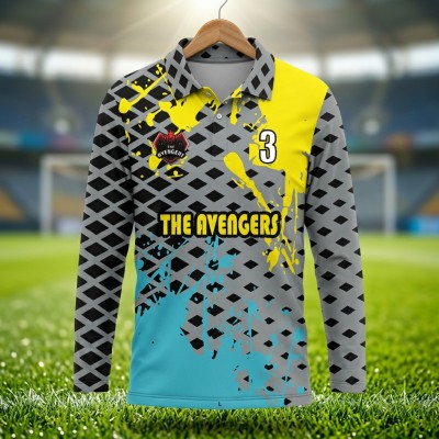 The Avengers Long Sleeve Cricket Jersey