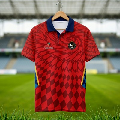 NF Red Vortex Football Jersey – Nahed Fashion Premium Edition