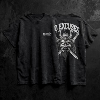 NO EXCUSES Oni Mask | Japanese Streetwear Dropshoulder