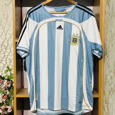 Argentina Home Retro Player Edition Football Jersey 2006 | আর্জেন্টিনা হোম রেট্রো প্লেয়ার এডিশন ফুটবল জার্সি ২০০৬
