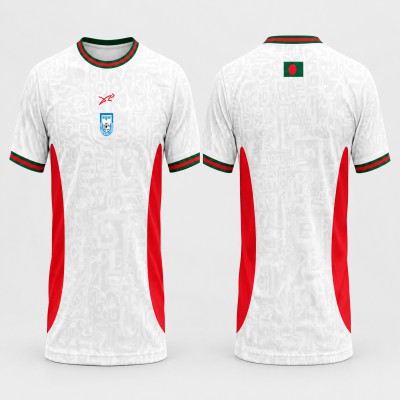 Bangladesh BFF Home Football Jersey – White