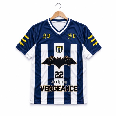 Premium Drop-Shoulder  Archam Vengeance Jersey - Batman Edition